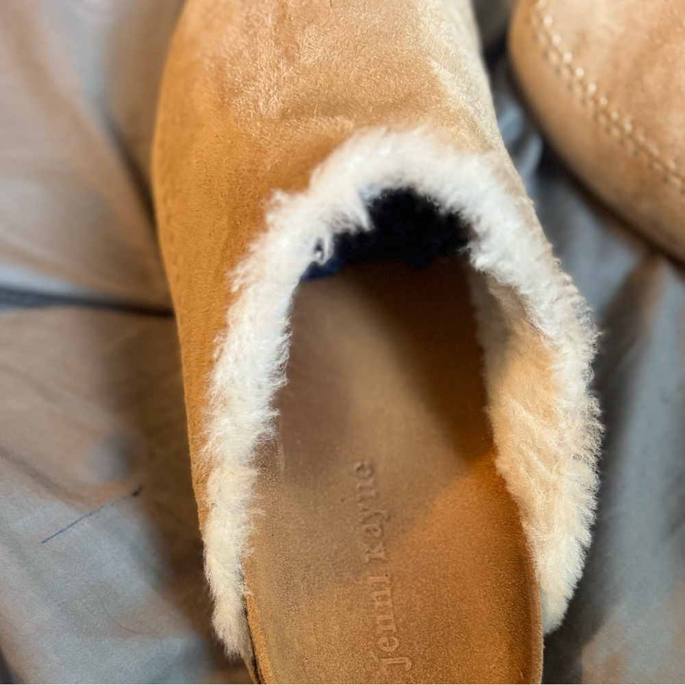 Jenni Kayne Suede Shearling Mule Clogs Made in Italy - Picture 8 of 8